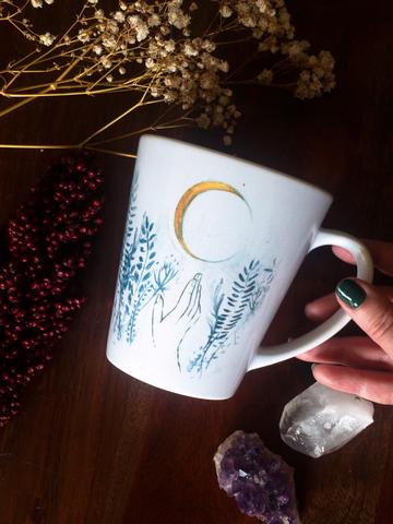 Flower Moon Latte Mug
