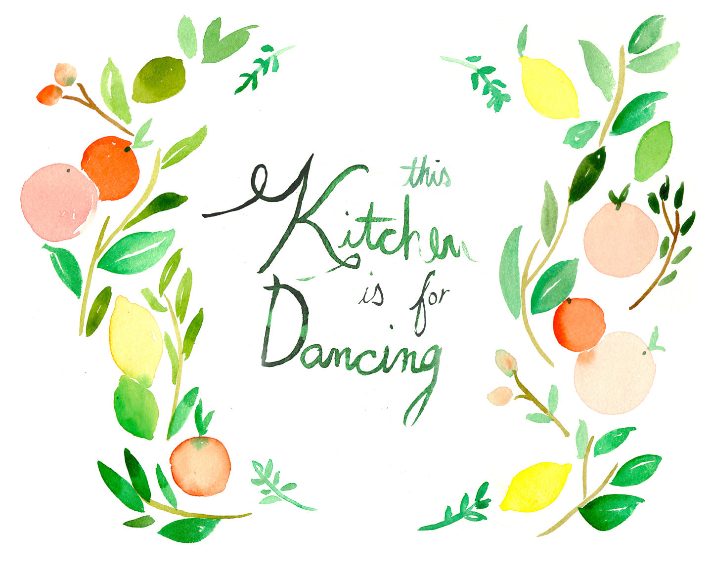 This Kitchen is for Dancing Art Print