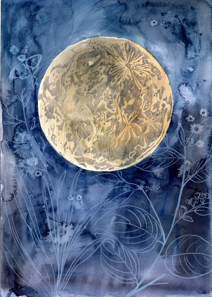 Moon Garden Art Print