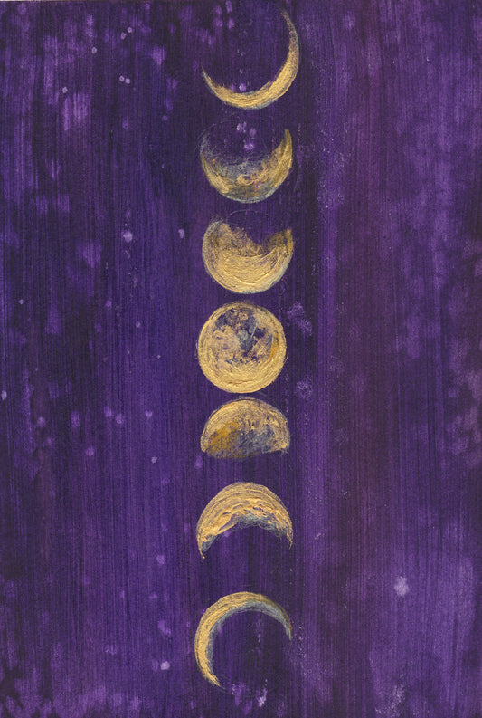 Moon Phases Art Print