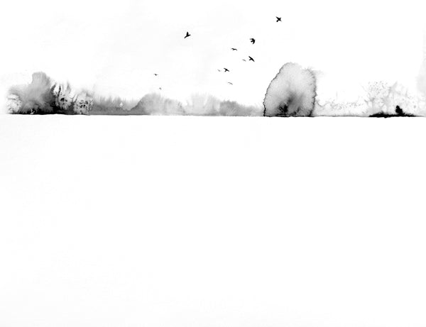 Snow Field Art Print